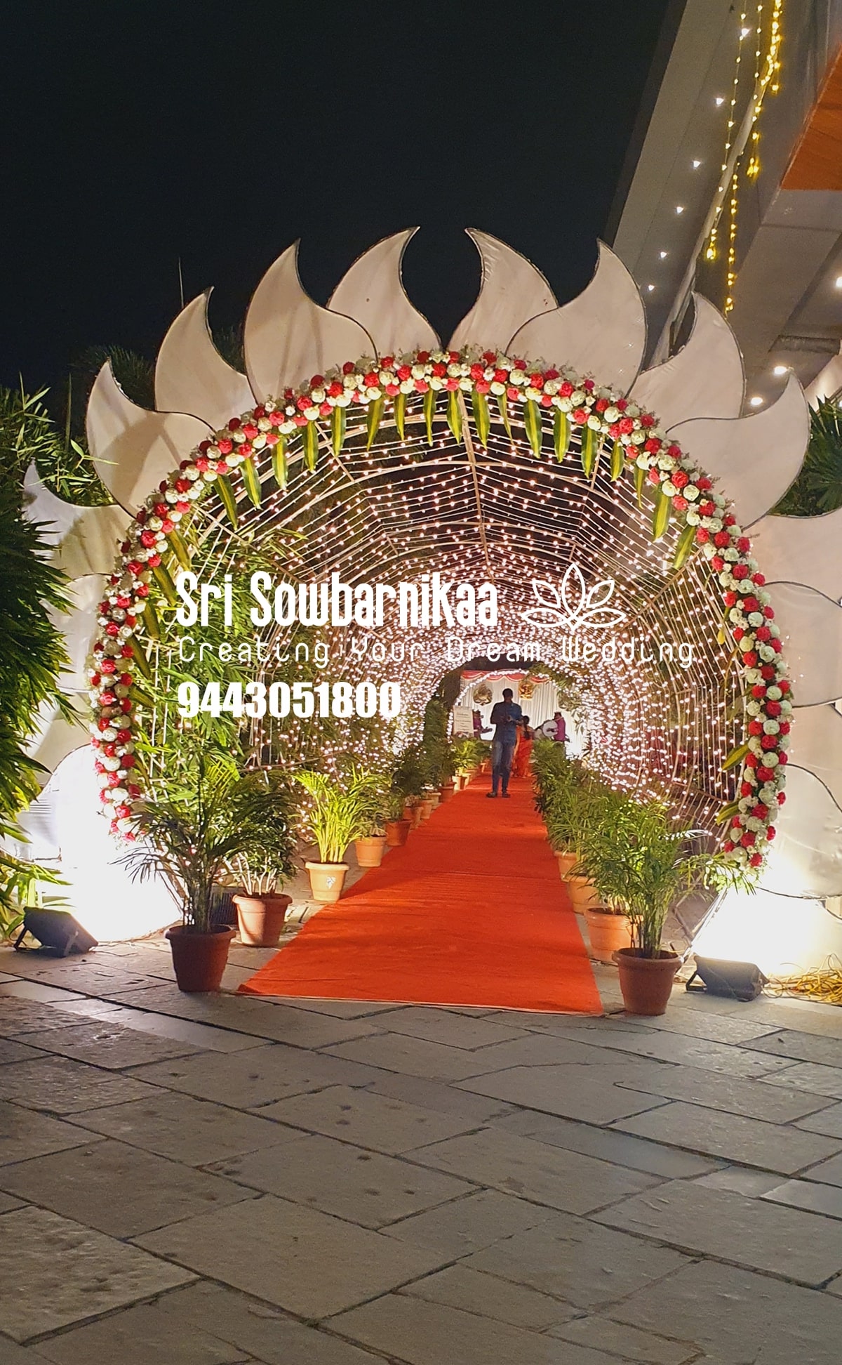 Stunning Entrance Decoration in Coimbatore by Sri Sowbarnikaa Decorators: Making Memorable First Impressions